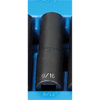 GRE2118D image(0) - Grey Pneumatic 1/2" Drive x 9/16" Deep - 12 Point Socket