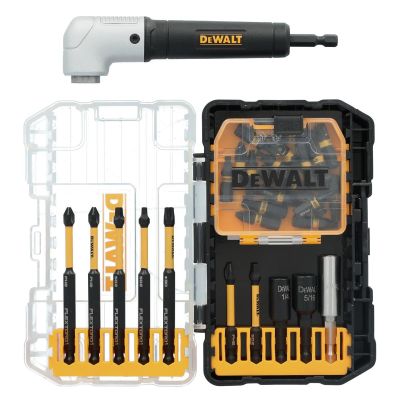DWTDWAFT30RASETC image(0) - DEWALT 30 Piece Flextorq Set With Right Angle Attachment