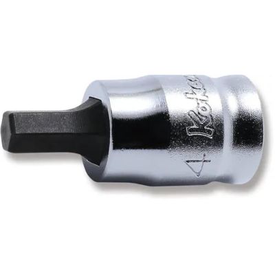 KKN2010MZ-25-4 image(0) - Ko-ken USA 2010MZ.25-4 1/4 Square Drive Bit Socket 4 mm 6 Point Length 25 mm Z-series