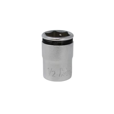 KKN3450A-1-2 image(0) - Ko-ken USA 3/8 Sq. Dr. SAE Nut Grip Chrome Socket in 1/2