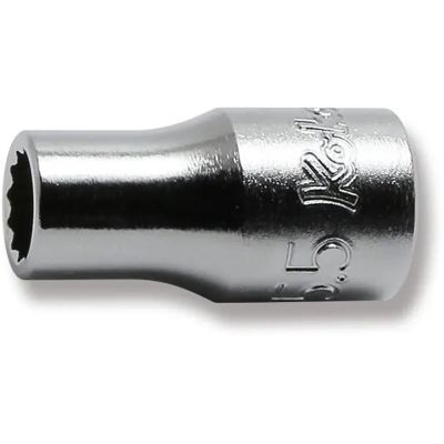 KKN2405M-5-5 image(0) - Ko-ken USA 2405M-5.5 1/4 Square Drive Socket 5.5 mm 12 Point Length 22 mm