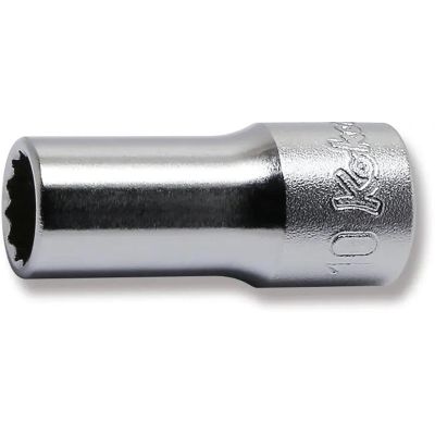 KKN3305X-10 image(0) - Ko-ken USA 3305X-10 3/8 Square Drive Socket 10 mm 12 Point Length 40 mm