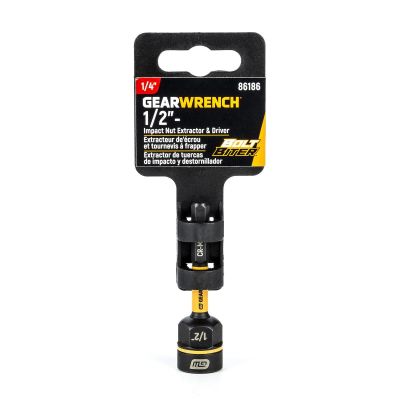 KDT86186 image(0) - GEARWRENCH 1/2-Inch Bolt Biter Nut Extractor & Driver