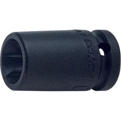 KKN12425-E10 image(0) - Ko-ken USA 12425-E10 1/4 Square Drive Impact TORX E10 Socket - Length 23 mm