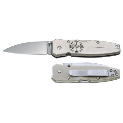 KLE44001 image(0) - Klein Tools Lockback Knife 2-1/2-Inch Drop Point Blade