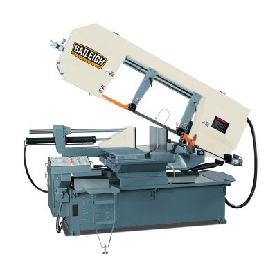 BLI1001389 image(0) - Baileigh BS-24SA-DM - 18" Variable Speed Semi-Auto Dual Mitering Bandsaw 5HP, 220V 3 Phase