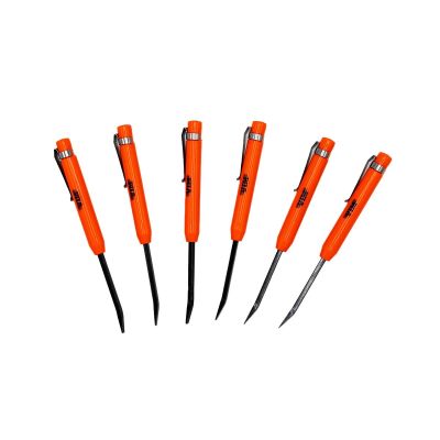 VIMMPBO-6PK image(0) - VIM Tools Mini Prybar - Orange - 6 Pack