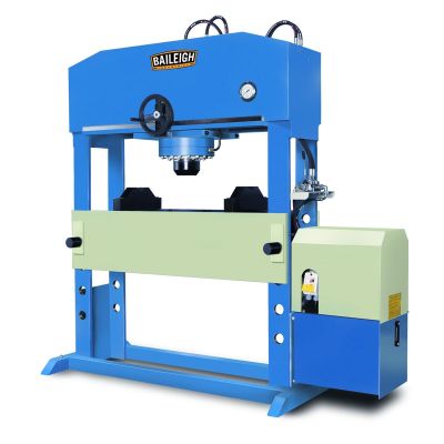 BLI1012428 image(0) - Baileigh HSP-176M-HD - 220V 3 Phase 165 Ton Hydraulic H Frame Shop Press
