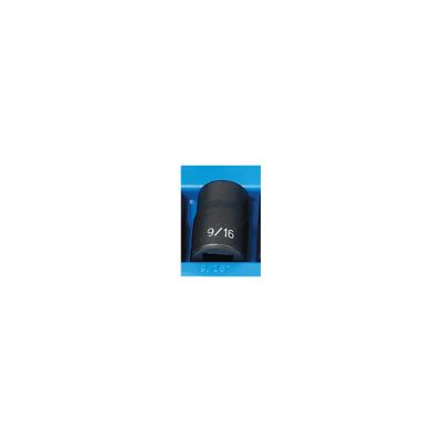 GRE2118R image(0) - Grey Pneumatic 1/2" Drive x 9/16" Standard - 12 Point Socket