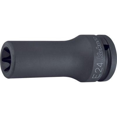 KKN16325-E18 image(0) - Ko-ken USA 16325-E18 3/4 Sq. Dr. Impact Deep TORX E18 Socket - Length 100mm