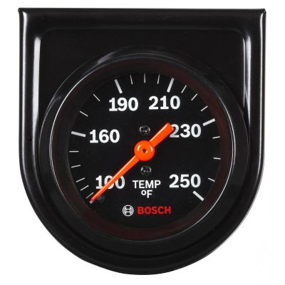 BOSSP0F000053 image(0) - Bosch 2" Mechanical Water/Oil Temp Guage (Black Face)
