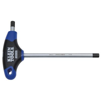 KLEJTH6M10 image(0) - Klein Tools 10 mm Hex Key, Journeyman&trade; T-Handle, 6-Inch