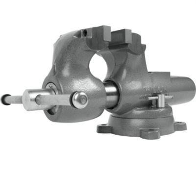 WIL28833 image(0) - Wilton 300S Machinist 3&rdquo; Jaw Round Channel Vise with Swivel Base