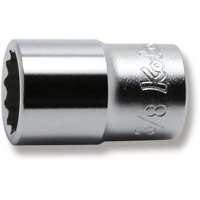 KKN2405A-3-8 image(0) - Ko-ken USA 2405A-3/8 1/4 Square Drive Socket 3/8 12 Point Length 22 mm