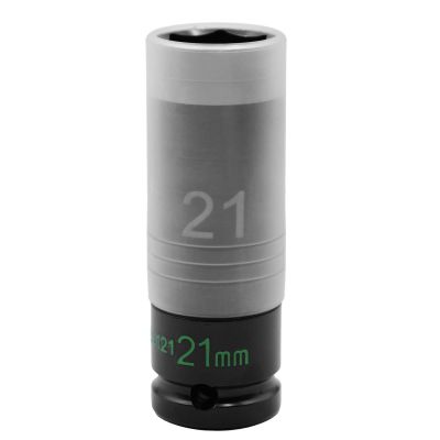 VIMTWLS121 image(0) - VIM Tools 21MM THIN WALL IMPACT LUG NUT SOCKET - 1/2'' DR.