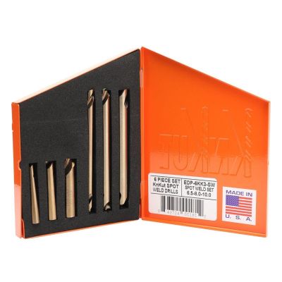 KNK6KK3-SW image(0) - KnKut KnKut 6 Piece Spot-Weld Drill Set