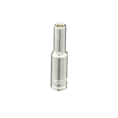 VIMSMS610D image(0) - VIM Tools 10 mm 6 Point 3/8 Inch Drive Deep Socket - Satin Finish