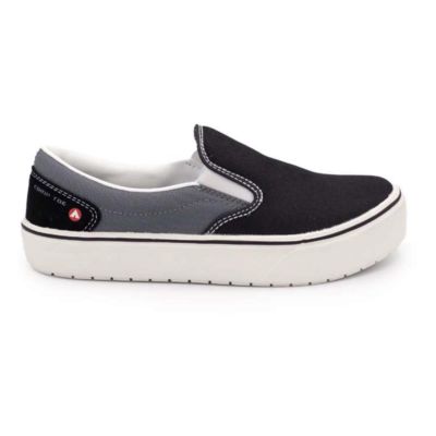 FSIAW7003-13D image(0) - AIRWALK VENICE - Men's Canvas Slip On - CT|EH|SF|SR - Black / Castle Rock - Size: 13 - D - (Regular)