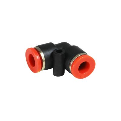 SRRK560 image(0) - S.U.R.&R. 1/4" Push to Connect Nylon Fuel Line Union, 90 deg.