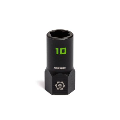 GETXAM10 image(0) - Grip Edge Tools 10mm 1/4" Dr RPT Socket Extractor with FORS (Standard Length)