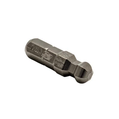 VIMVI104BH8 image(0) - VIM Tools 1/4 Inch Ball Hex Bit 1/4 Inch Hex Drive X 1 Inch Long