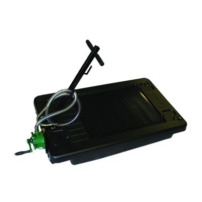 INT8879 image(0) - American Forge & Foundry Antifreeze Drain - Low Profile - Aluminum Rotary Evacuation Pump - 18 Gallon Capacity Polypropylene Recovery Tank