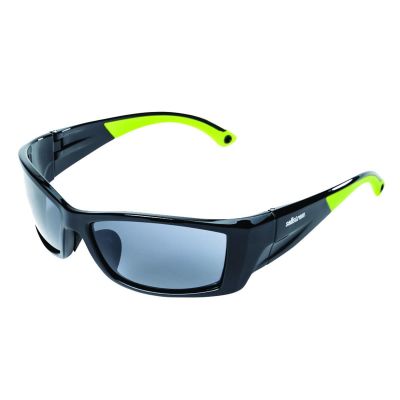 SRWS72401 image(0) - Sellstrom Safety Glasses - XP460 Series - Smoke Lens -Black/Green Frame - Sta-Clear&reg; HC/AF