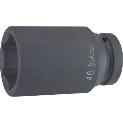 KKN18301M-26 image(0) - Ko-ken USA 18301M-26 1 Sq. Dr. Socket 26mm 6 point Length 108mm Thin walled