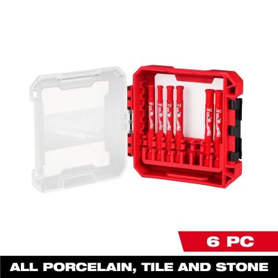 MLW49-56-0550 image(0) - Milwaukee Tool 6PC DIAMOND MAX Hole Saw Bit Set