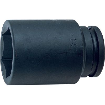 KKN17300M-46 image(0) - Ko-ken USA 17300M-46 1.1/2 Sq. Dr. Socket 46mm 6 point Length 125mm