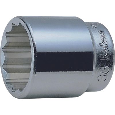 KKN6405M-30 image(0) - Ko-ken USA 6405M-30 3/4 Square Drive Socket 30 mm 12 Point Length 55 mm