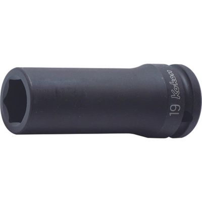 KKN15300M-14 image(0) - Ko-ken USA 15300M-14 5/8 Sq. Dr. Socket 14mm 6 point Length 90mm