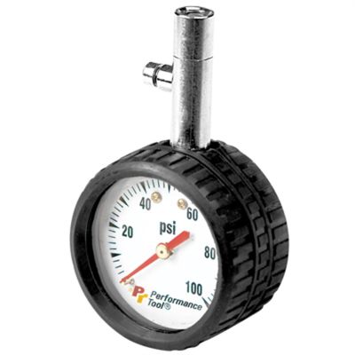 WLMW9106 image(0) - Wilmar Corp. / Performance Tool 2" Round Dial Tire Pressure Gauge