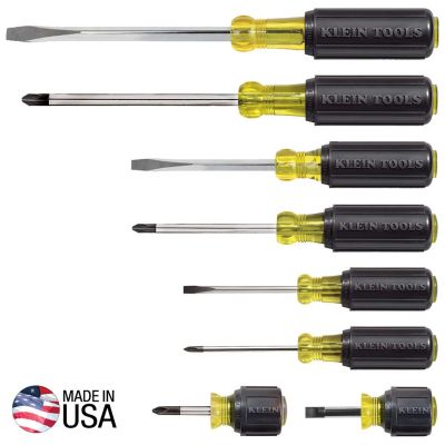 KLE85078 image(0) - Klein Tools Screwdriver Set, Multi-Application, 8-Piece