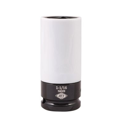 INT58009 image(0) - American Forge & Foundry Mag Wheel Protective Deep Impact Socket - 1/2" Drive - 1-1/16"