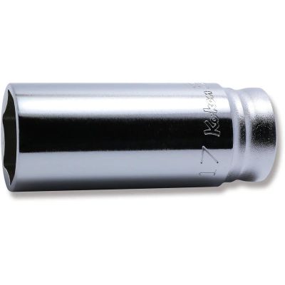 KKN3300MZ-17 image(0) - Ko-ken USA 3300MZ-17 3/8 Sq. Dr. Socket 17mm 6 point Length 55mm Z-series