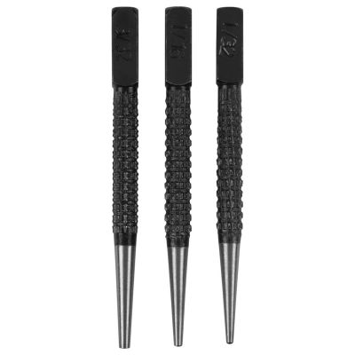 WLMW757 image(0) - Wilmar Corp. / Performance Tool 3 Piece Nail Punch Set