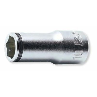 KKN3350X-10 image(0) - Ko-ken USA 3/8 Sq. Dr. Semi-Deep NUT GRIP&reg; Socket 10mm
