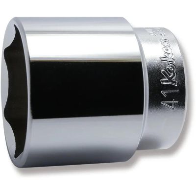 KKN4400M-41 image(0) - Ko-ken USA 4400M-41 1/2 Square Drive Socket 41 mm 6 Point Length 57 mm