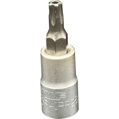 VIMT5P4IPR25 image(0) - VIM Tools IPR25 - 5 Point TORX Plus with Hole, 1/4 Inch Square Drive, Satin Chrome