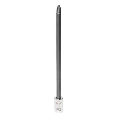 MAY16610 image(0) - Mayhew Mayhew No. 2 Phillips&reg; Long Insert Socket Bit, 1/4-Inch Drive