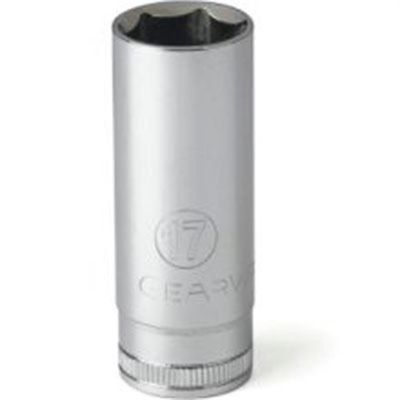 KDT80147 image(0) - GearWrench 1/4 Inch Drive 6 Point Deep Metric Socket 12mm