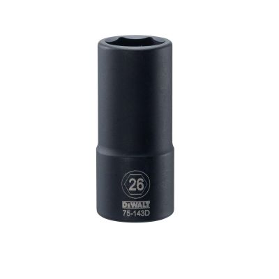 DWTDWMT75143OSP image(0) - DEWALT Dwmt 3/4In Dr 26Mm Im Dp Skt