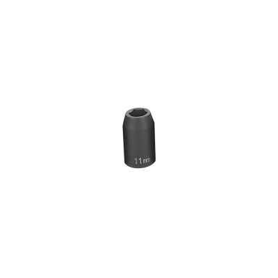 GRE2011M image(0) - Grey Pneumatic 1/2" Drive x 11mm Standard Socket