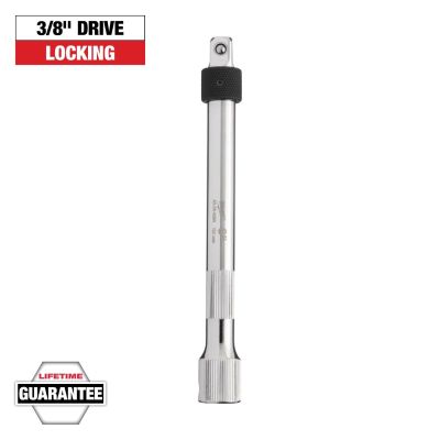 MLW43-24-9304 image(0) - Milwaukee Tool 3/8 Inch Drive 6 Inch Locking Extension