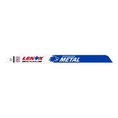 LEX20183B12110R image(0) - Lenox Tools 12 Inch 10 TPI Metalwolf Wave Edge Reciprocating Saw Blades 25 Pack