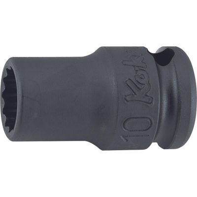 KKN13406A-7-8 image(0) - Ko-ken USA 13406A-7/8 3/8 Sq. Dr. Socket 7/8 12 point Length 32mm Thin walled