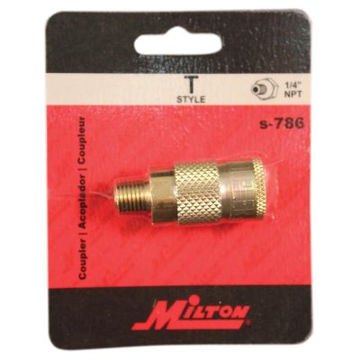 MILS786 image(0) - Milton Industries 1/4" Male Body T-Style