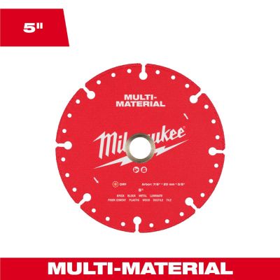 MLW49-93-9605 image(0) - Milwaukee Tool 5 inch Multi Material Diamond Blade