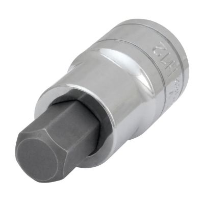WLMW32982 image(0) - Wilmar Corp. / Performance Tool 1/2" Drive 12mm Hex Bit Socket